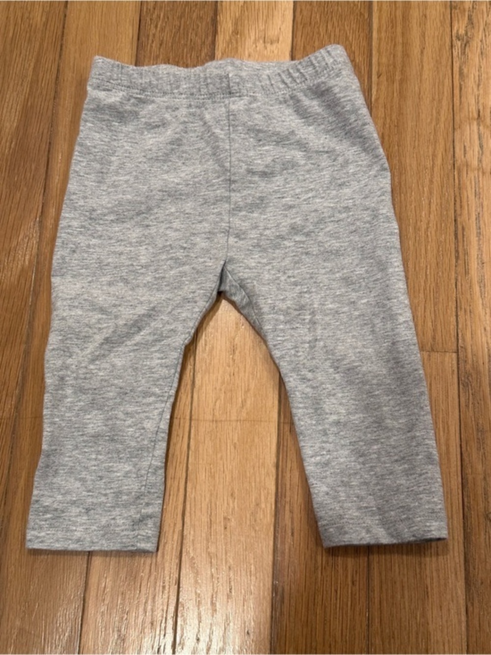 Baby Gap Gray Leggings 6-12M Soft Pull-On Pants Neutral Basic